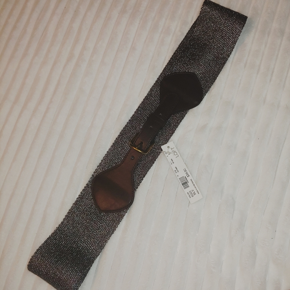 Loft silver mesh Belt Large